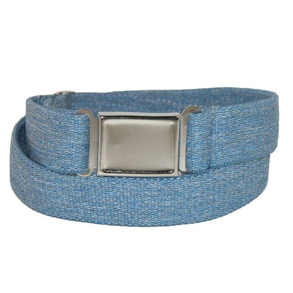 CTM Plus Size Elastic Belt with Magnetic No Show Flat Buckle - Picture 1 of 2